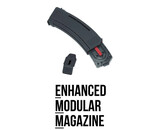 Arcturus AK MOD1 30/130 rd windowed EMM magazine, black