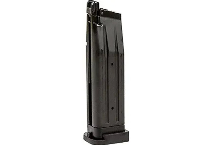 Knightshade HI CAPA 5.45 round Green Gas Magazine Black