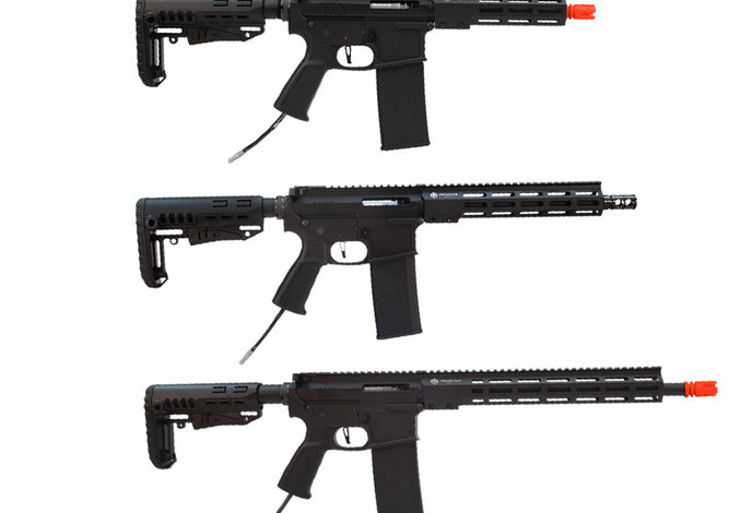 Wolverine Airsoft MTW Billet Series GEN3 HPA Airsoft Rifle, Tactical Trim