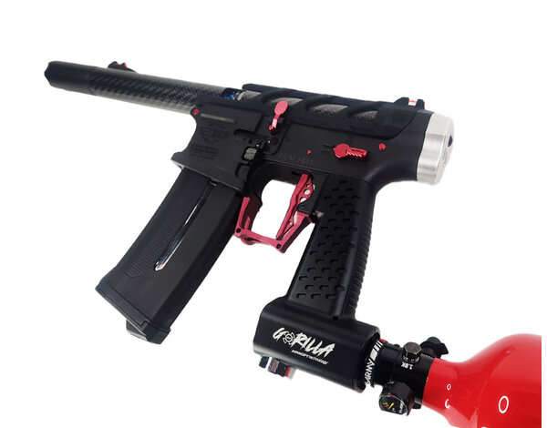 Airsoft Extreme AEX Custom RED BALLER HPA Rifle – GATE PULSAR S & TITAN II Bluetooth