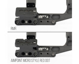 PTS Unity Tactical FAST LPVO Optics Mount Set (RMR and Aimpoint RDS Offset Mounts Included)