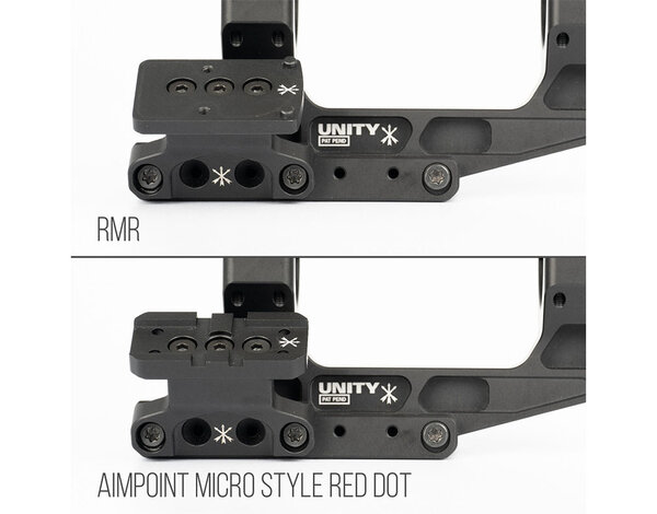 PTS PTS Unity Tactical FAST LPVO Optics Mount Set (RMR and Aimpoint RDS Offset Mounts Included)