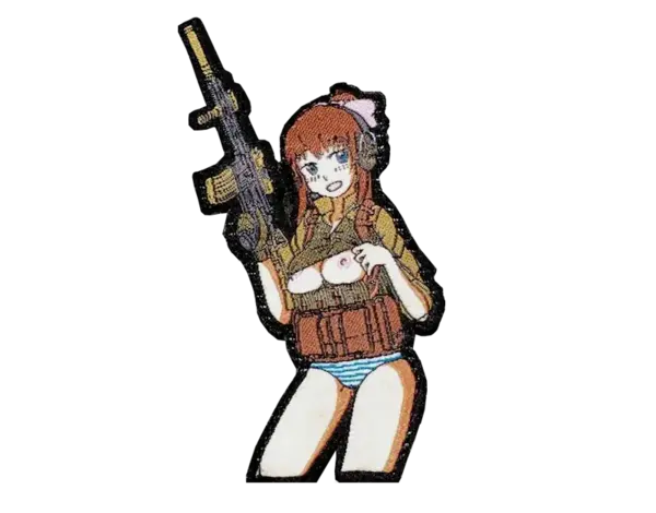 Weapons Grade Waifus Weapons Grade Waifus Die Cut Morale Patch