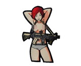 Weapons Grade Waifus Die Cut Morale Patch