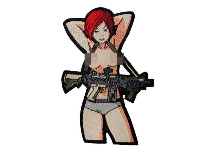Weapons Grade Waifus Die Cut Morale Patch