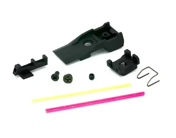 AIP AIP Adjustable Alumimun Front and Rear Fiber Optic Sight for Tokyo Marui 5.1 Hi Capa