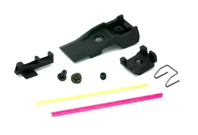AIP Aluminum Fiber Front & Adjustable Rear Sight Set for Tokyo Marui Hi Capa 5.1