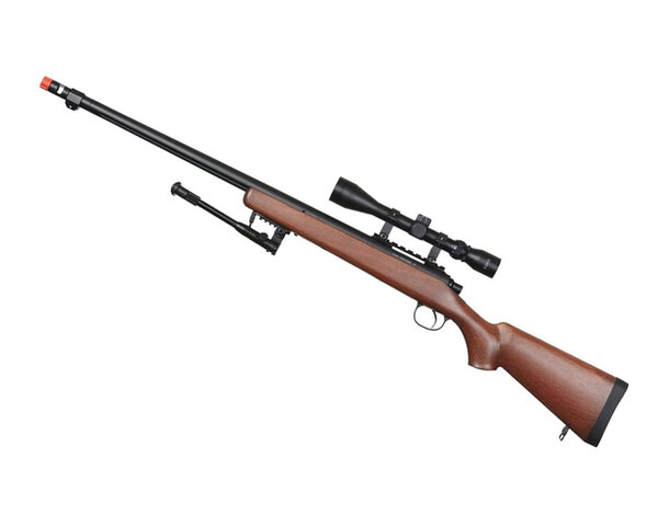 Well Well MB03 w./scope and bipod, faux wood