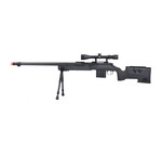 Well Wellfire M40A3 spring sniper rifle w/scope and bipod, black