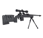 Well Wellfire M40A3 spring sniper rifle w/scope and bipod, black