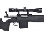 Well Wellfire M40A3 spring sniper rifle w/scope and bipod, black