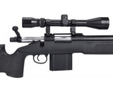 Wellfire M40A3 spring sniper rifle w/scope and bipod, black