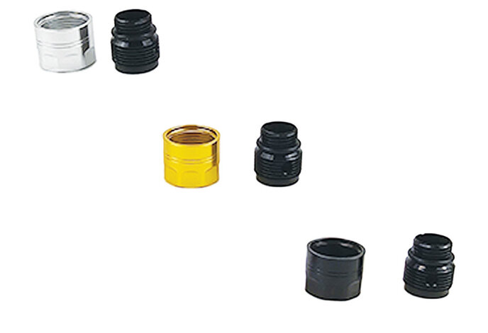 Dr Black 14mm-/11mm+ aluminum thread adapter, Type A