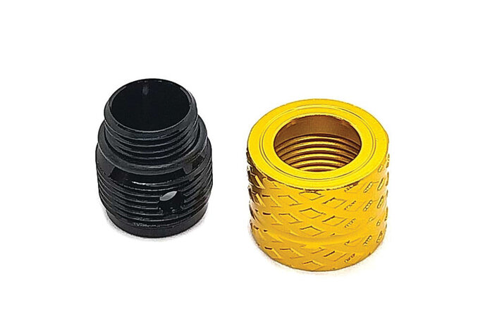 Dr Black 14mm-/11mm+ aluminum thread adapter, Type B