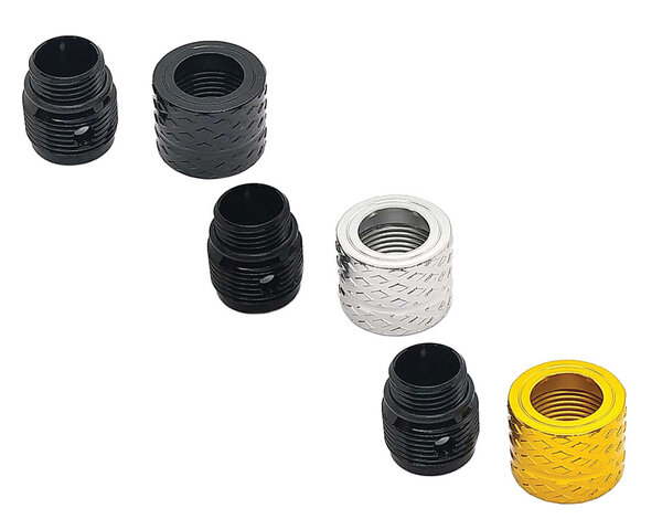 Dr Black Dr Black 14mm-/11mm+ aluminum thread adapter, Type B