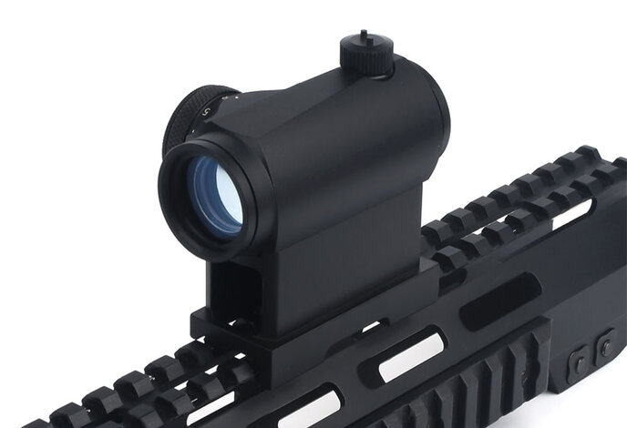 APT1 red/green dot sight, QD and low mount included, black