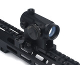 APT1 red/green dot sight, QD and low mount included, black
