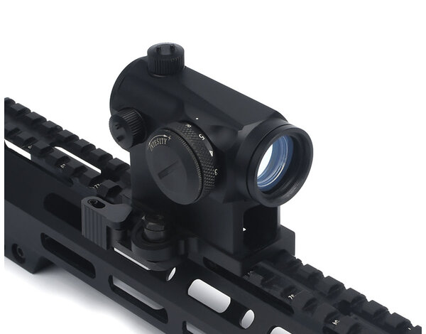 Airsoft Extreme APT1 red/green dot sight, QD and low mount included, black