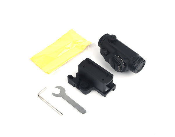 Airsoft Extreme APT1 red/green dot sight, QD and low mount included, black