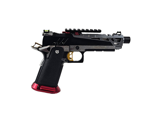 Tokyo Marui AEX Custom CHAOS CONTROL - Green GasTokyo Marui Hi Capa 4.3 Gas Blowback Pistol, Black / Red / Gold