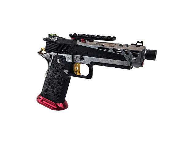 Tokyo Marui AEX Custom CHAOS CONTROL - Green GasTokyo Marui Hi Capa 4.3 Gas Blowback Pistol, Black / Red / Gold