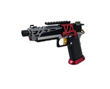 AEX Custom CHAOS CONTROL - Green GasTokyo Marui Hi Capa 4.3 Gas Blowback Pistol, Black / Red / Gold