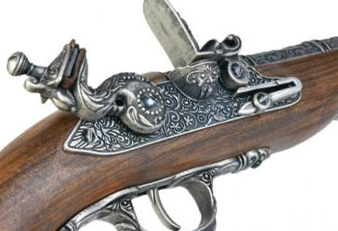 HFC 18th Century Flintlock Green Gas Airsoft Pistol