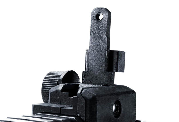 H&K MP7 Spring Airsoft Pistol w/ 2 Magazines, Black