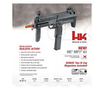 Elite Force H&K MP7 Spring Airsoft Pistol w/ 2 Magazines, Black