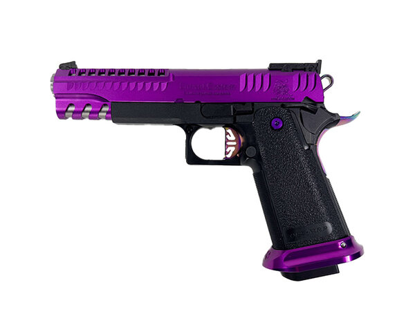 Airsoft Extreme AEX Custom Dream Scape Tokyo Marui Hi Capa 5.1 Gas Blowback Pistol,  Purple / Black