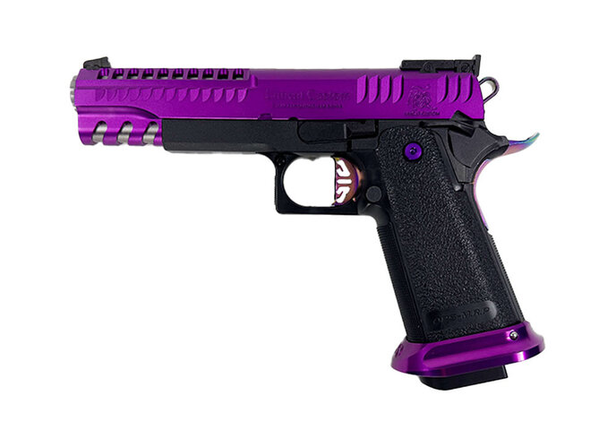 AEX Custom Dream Scape Tokyo Marui Hi Capa 5.1 Gas Blowback Pistol,  Purple / Black