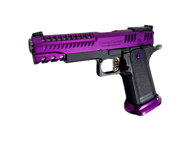 Airsoft Extreme AEX Custom Dream Scape Tokyo Marui Hi Capa 5.1 Gas Blowback Pistol,  Purple / Black