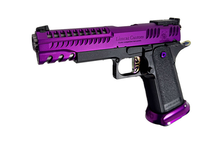 AEX Custom Dream Scape Tokyo Marui Hi Capa 5.1 Gas Blowback Pistol,  Purple / Black