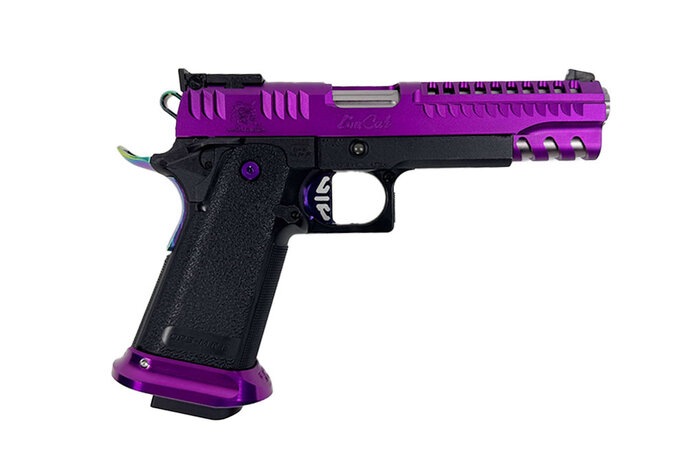 AEX Custom Dream Scape Tokyo Marui Hi Capa 5.1 Gas Blowback Pistol,  Purple / Black