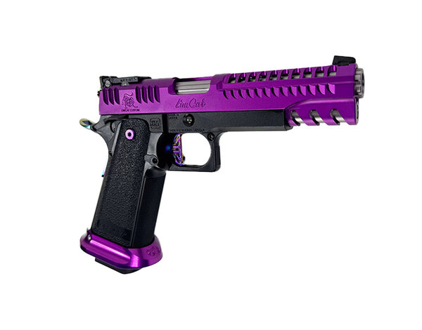 Airsoft Extreme AEX Custom Dream Scape Tokyo Marui Hi Capa 5.1 Gas Blowback Pistol,  Purple / Black