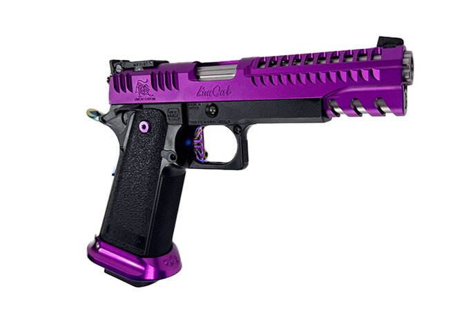 AEX Custom Dream Scape Tokyo Marui Hi Capa 5.1 Gas Blowback Pistol,  Purple / Black