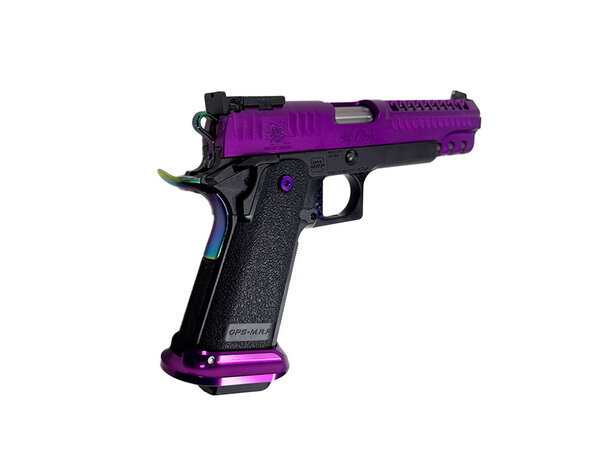 Airsoft Extreme AEX Custom Dream Scape Tokyo Marui Hi Capa 5.1 Gas Blowback Pistol,  Purple / Black