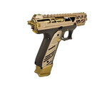 Airsoft Extreme AEX Custom KING TUT Action Army AAP-01 Gas Blowback Custom Gun, Tan / Gold