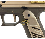 Airsoft Extreme AEX Custom KING TUT Action Army AAP-01 Gas Blowback Custom Gun, Tan / Gold