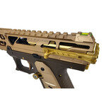 Airsoft Extreme AEX Custom KING TUT Action Army AAP-01 Gas Blowback Custom Gun, Tan / Gold