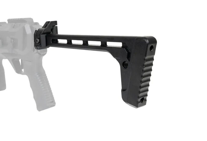 Acetech folding polymer stock, picatinny mount
