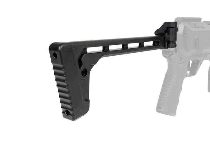 Acetech folding polymer stock, picatinny mount