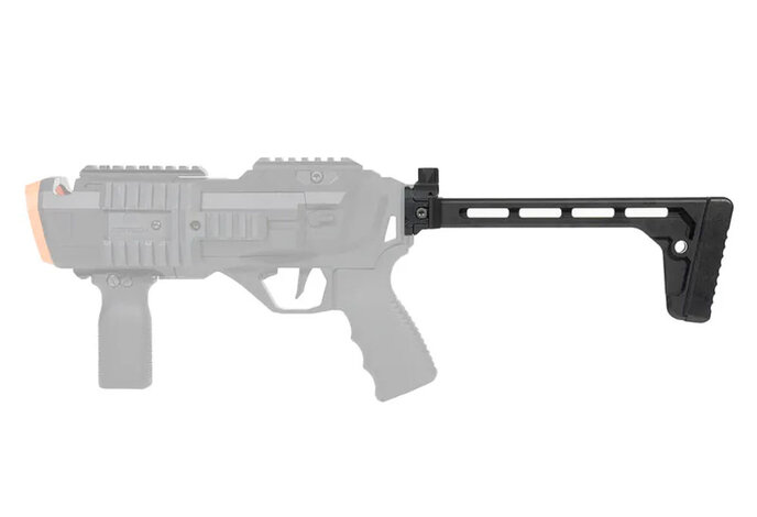 Acetech folding polymer stock, picatinny mount