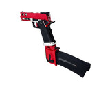 AEX Custom Red Stryker - Tokyo Marui Hi Capa 4.3 HPA pistol, Red / Siler