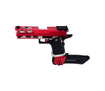 Airsoft Extreme AEX Custom Red Stryker - Tokyo Marui Hi Capa 4.3 HPA pistol, Red / Siler