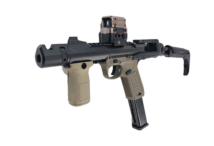 AEX Custom Shadow Recon - AAP-01 Pistol, FDE / Black