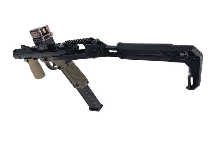 AEX Custom Shadow Recon - AAP-01 Pistol, FDE / Black