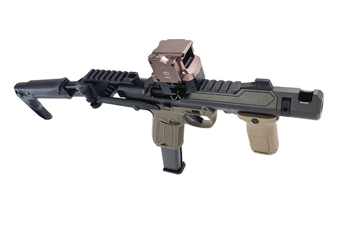 AEX Custom Shadow Recon - AAP-01 Pistol, FDE / Black