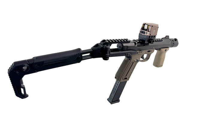 AEX Custom Shadow Recon - AAP-01 Pistol, FDE / Black