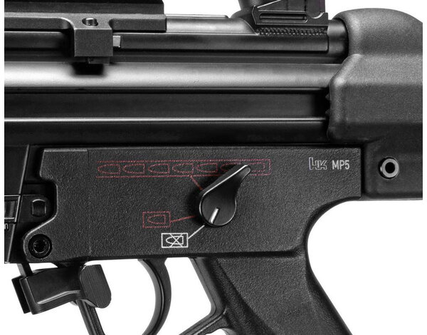Elite Force Elite Force MP5A4 Gen2 w/MLOK and Eyetrace tracer unit, black